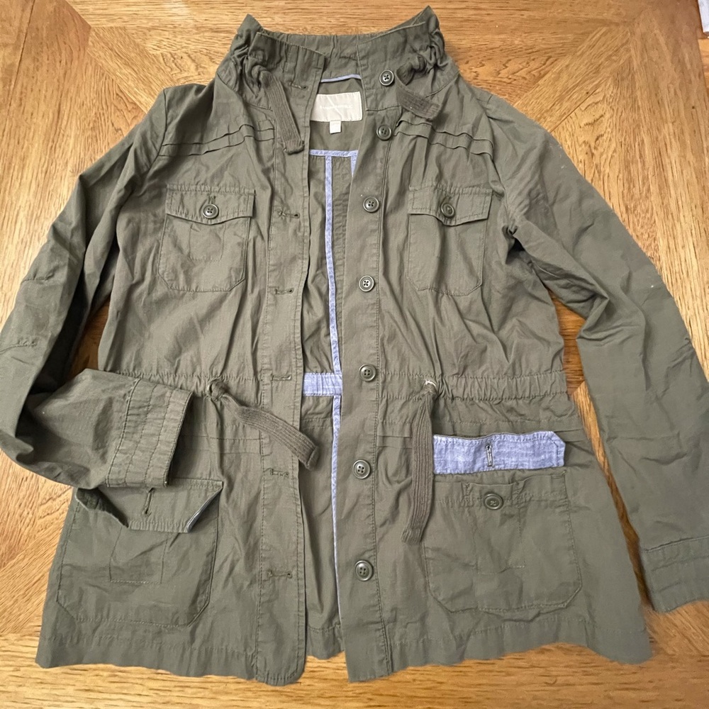 Banana Republic military olive jacket
